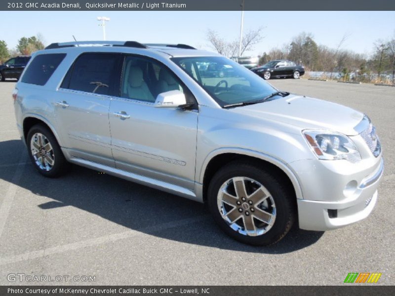 Quicksilver Metallic / Light Titanium 2012 GMC Acadia Denali