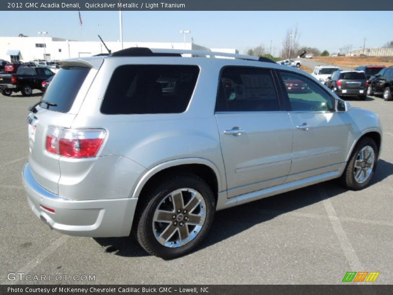 Quicksilver Metallic / Light Titanium 2012 GMC Acadia Denali