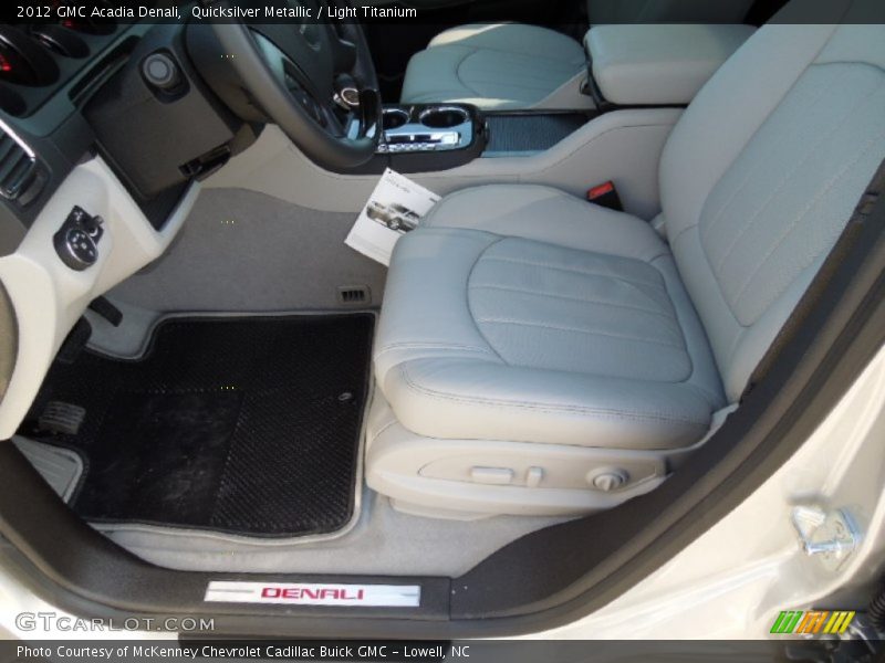 Quicksilver Metallic / Light Titanium 2012 GMC Acadia Denali