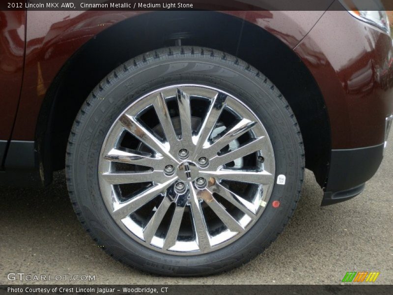 Cinnamon Metallic / Medium Light Stone 2012 Lincoln MKX AWD