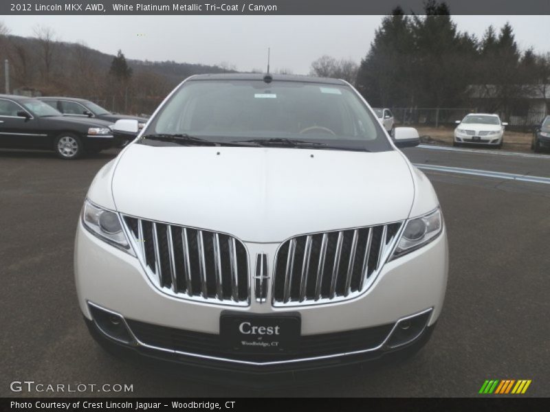 White Platinum Metallic Tri-Coat / Canyon 2012 Lincoln MKX AWD