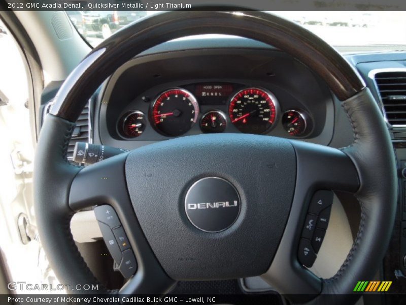 Quicksilver Metallic / Light Titanium 2012 GMC Acadia Denali