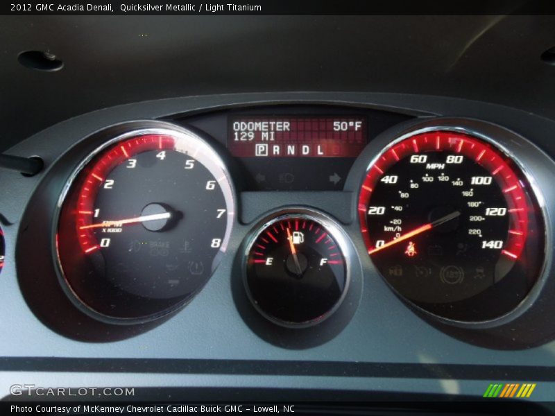 Quicksilver Metallic / Light Titanium 2012 GMC Acadia Denali