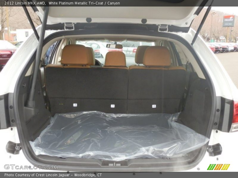 White Platinum Metallic Tri-Coat / Canyon 2012 Lincoln MKX AWD