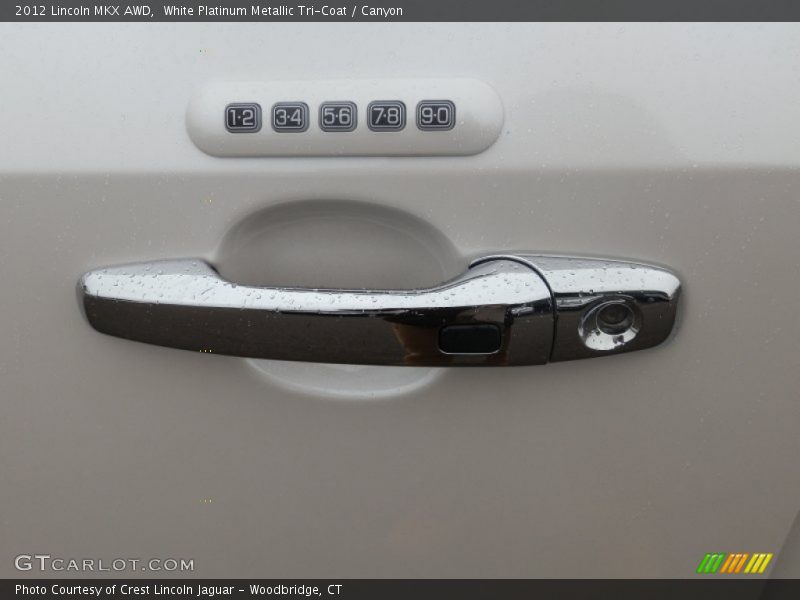 White Platinum Metallic Tri-Coat / Canyon 2012 Lincoln MKX AWD