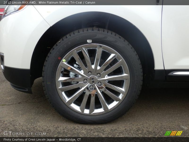 White Platinum Metallic Tri-Coat / Canyon 2012 Lincoln MKX AWD