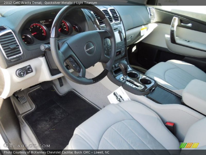 Quicksilver Metallic / Light Titanium 2012 GMC Acadia Denali