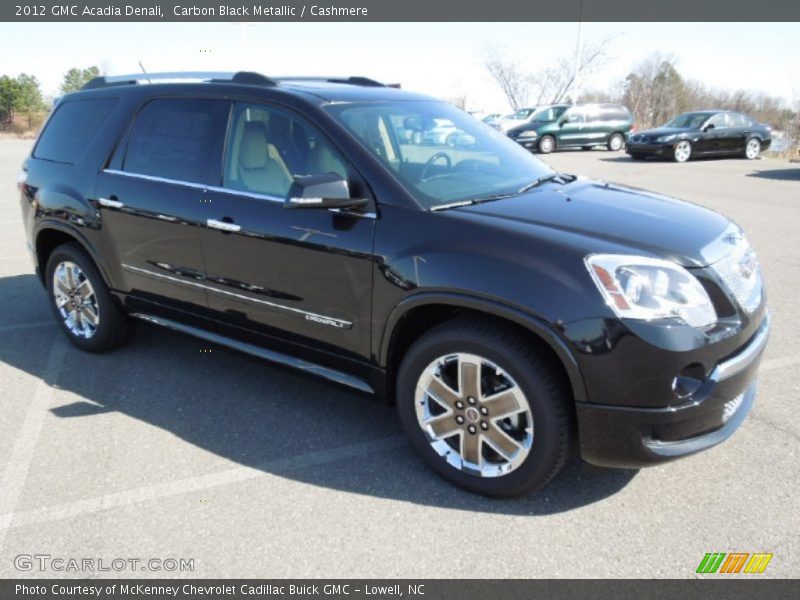 Carbon Black Metallic / Cashmere 2012 GMC Acadia Denali