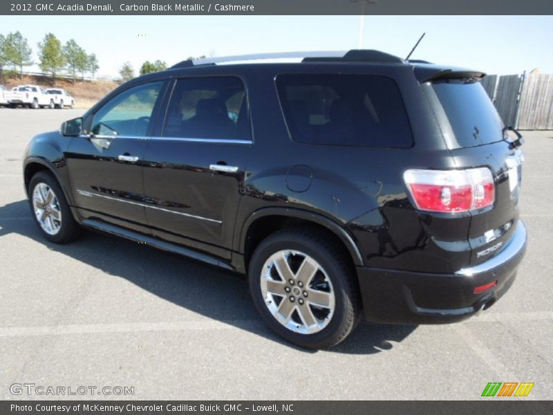Carbon Black Metallic / Cashmere 2012 GMC Acadia Denali
