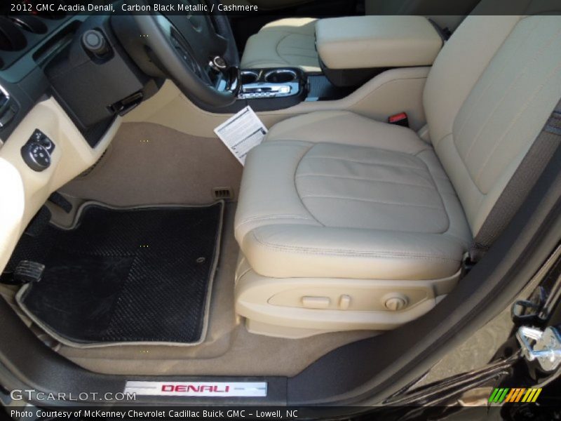 Carbon Black Metallic / Cashmere 2012 GMC Acadia Denali