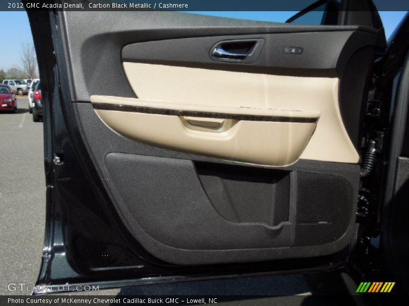Carbon Black Metallic / Cashmere 2012 GMC Acadia Denali