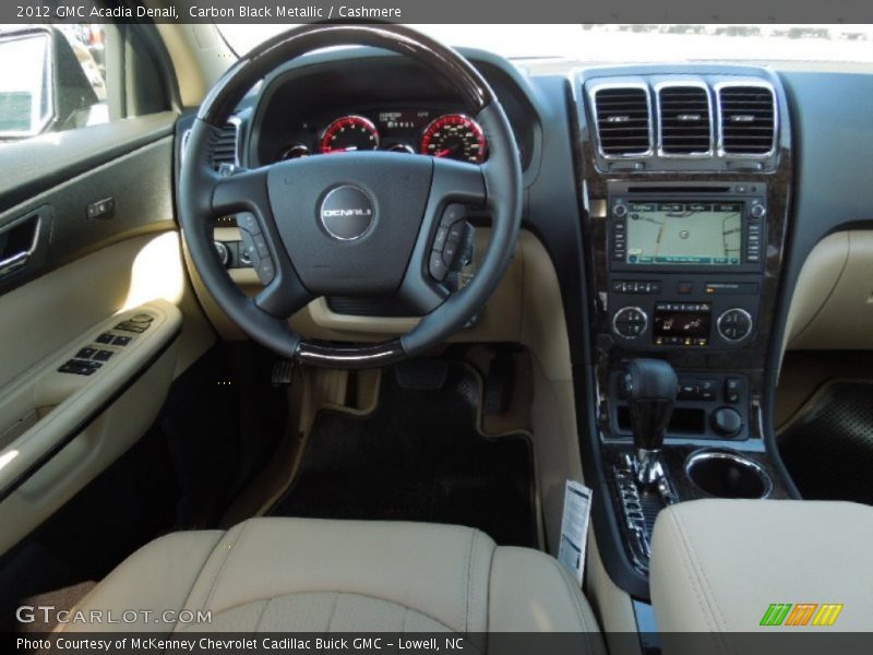 Carbon Black Metallic / Cashmere 2012 GMC Acadia Denali