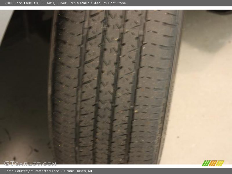 Silver Birch Metallic / Medium Light Stone 2008 Ford Taurus X SEL AWD