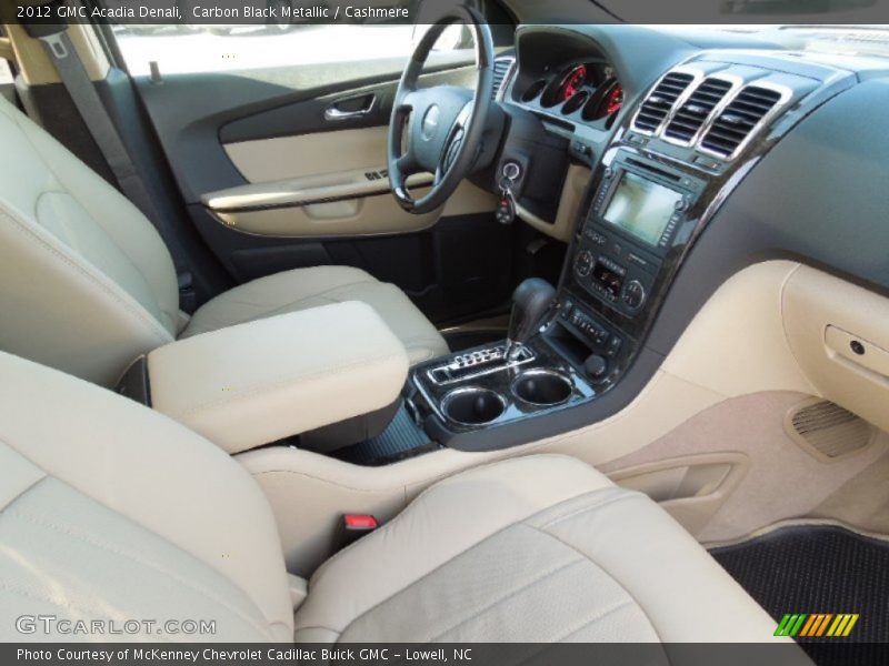 Carbon Black Metallic / Cashmere 2012 GMC Acadia Denali