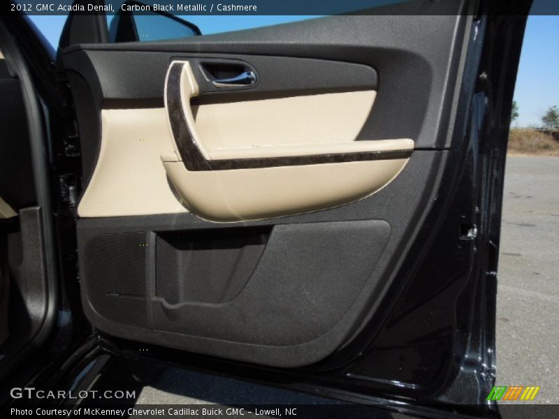 Carbon Black Metallic / Cashmere 2012 GMC Acadia Denali