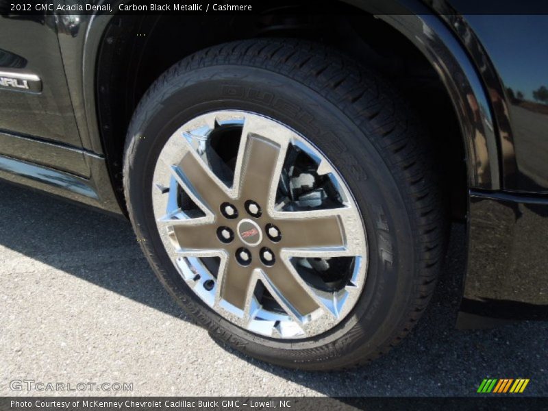 Carbon Black Metallic / Cashmere 2012 GMC Acadia Denali