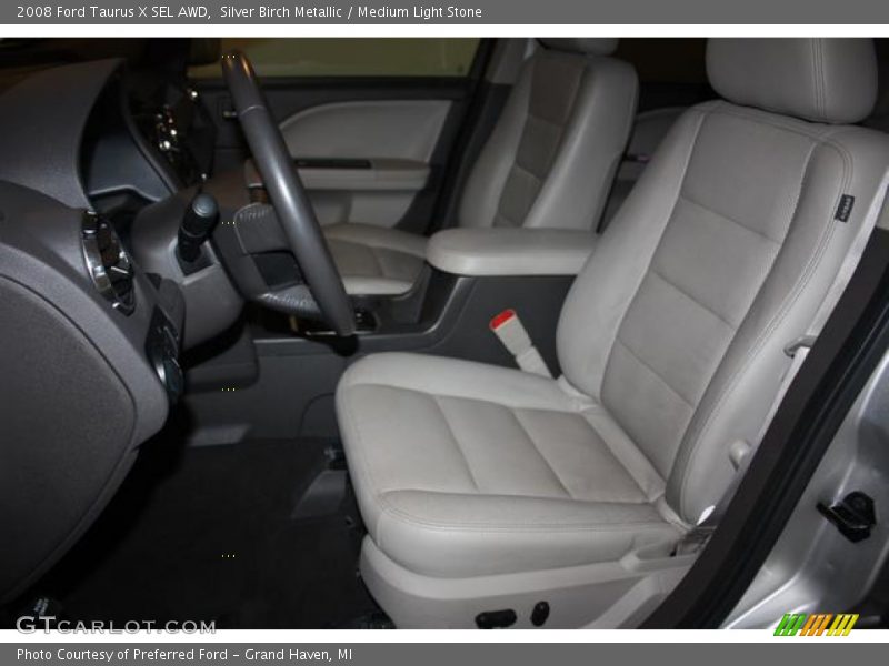 Silver Birch Metallic / Medium Light Stone 2008 Ford Taurus X SEL AWD