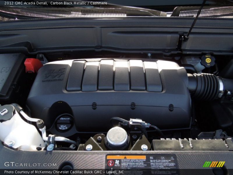 Carbon Black Metallic / Cashmere 2012 GMC Acadia Denali