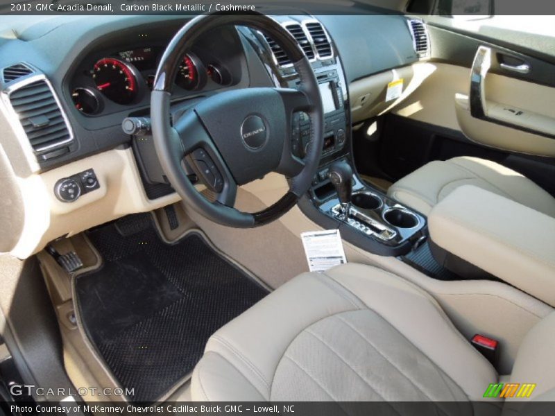 Carbon Black Metallic / Cashmere 2012 GMC Acadia Denali