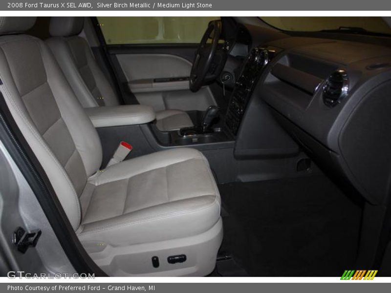 Silver Birch Metallic / Medium Light Stone 2008 Ford Taurus X SEL AWD