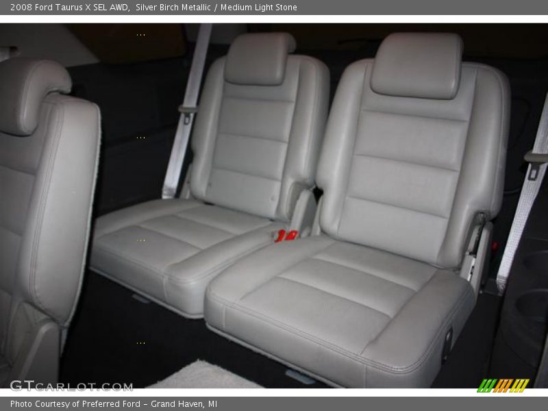 Rear Seat of 2008 Taurus X SEL AWD
