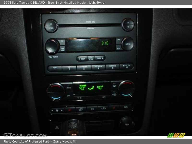 Silver Birch Metallic / Medium Light Stone 2008 Ford Taurus X SEL AWD