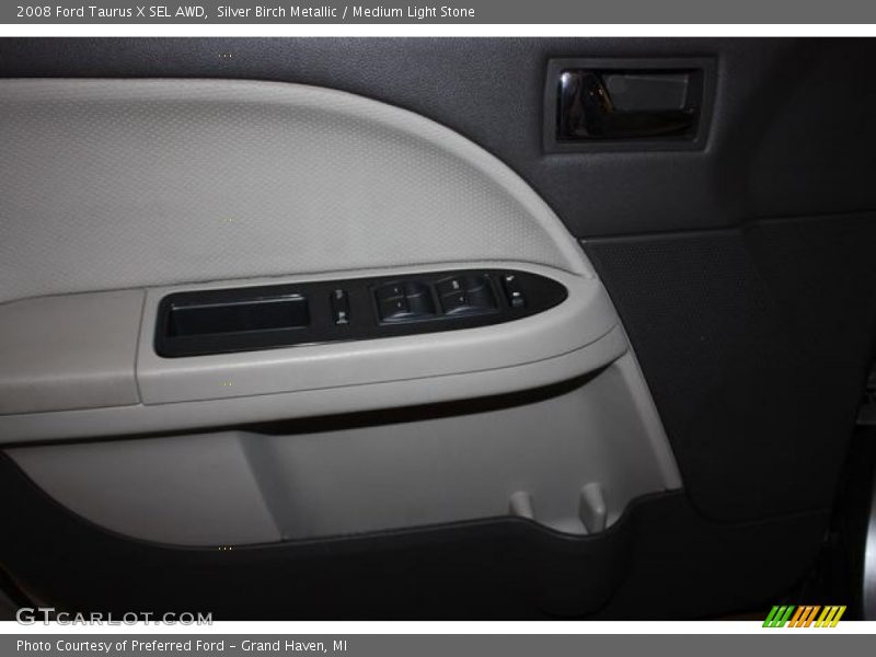 Silver Birch Metallic / Medium Light Stone 2008 Ford Taurus X SEL AWD