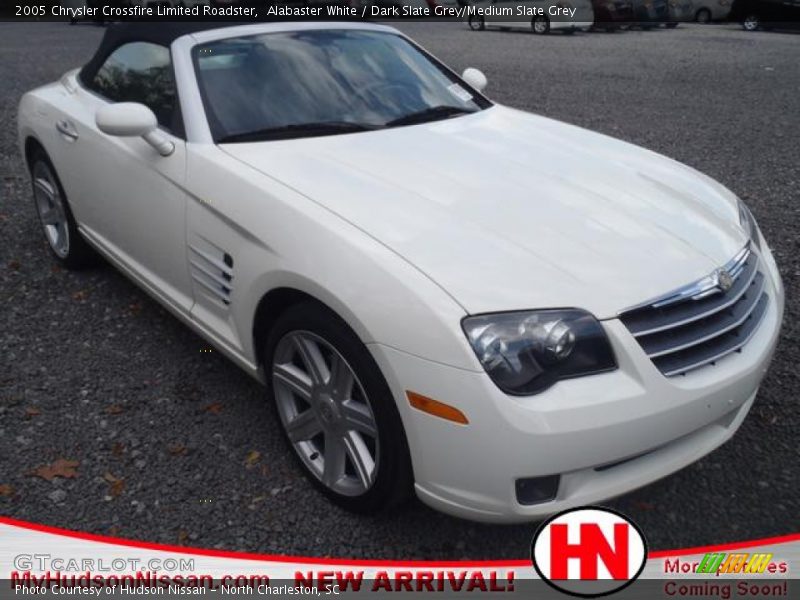 Alabaster White / Dark Slate Grey/Medium Slate Grey 2005 Chrysler Crossfire Limited Roadster