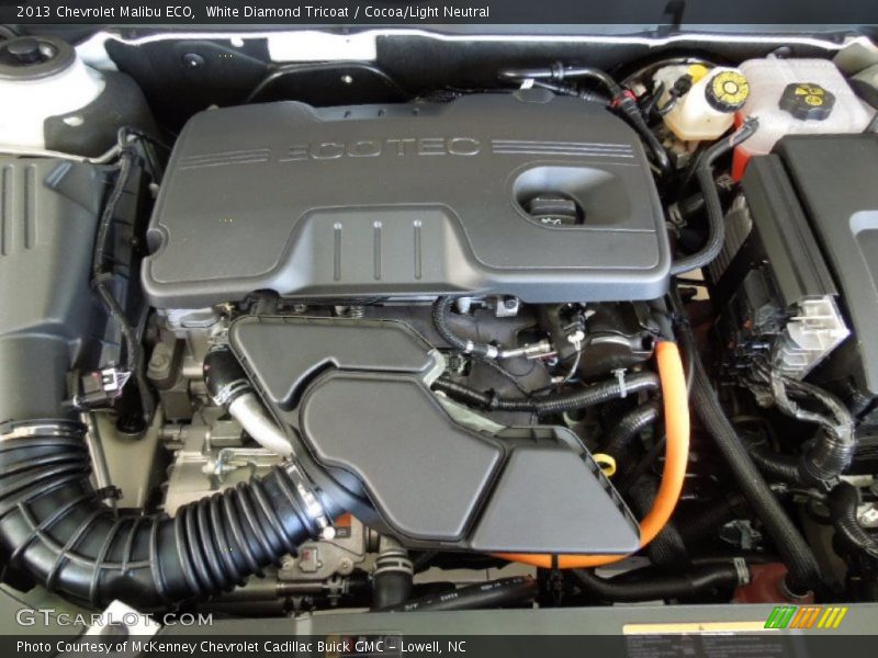 White Diamond Tricoat / Cocoa/Light Neutral 2013 Chevrolet Malibu ECO