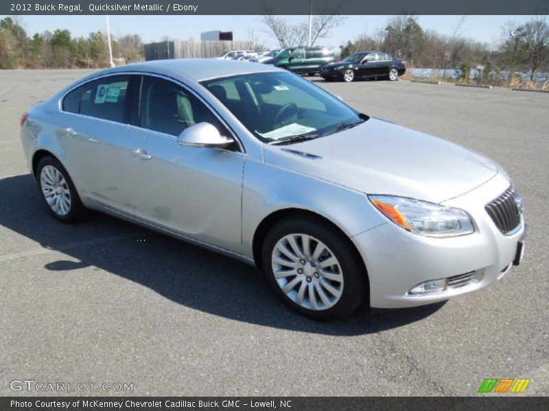 Quicksilver Metallic / Ebony 2012 Buick Regal