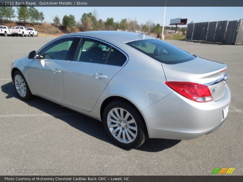Quicksilver Metallic / Ebony 2012 Buick Regal