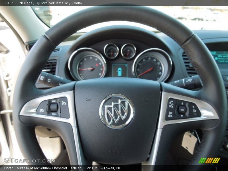 Quicksilver Metallic / Ebony 2012 Buick Regal