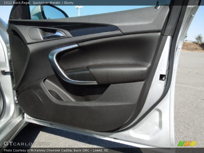 Quicksilver Metallic / Ebony 2012 Buick Regal
