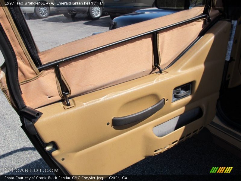 Emerald Green Pearl / Tan 1997 Jeep Wrangler SE 4x4