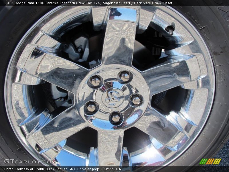 Sagebrush Pearl / Dark Slate Gray/Russet 2012 Dodge Ram 1500 Laramie Longhorn Crew Cab 4x4