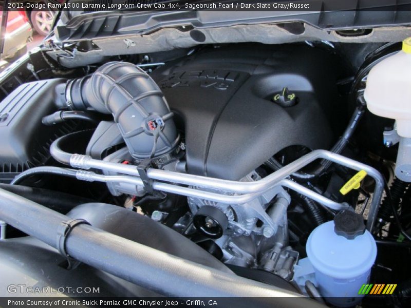 Sagebrush Pearl / Dark Slate Gray/Russet 2012 Dodge Ram 1500 Laramie Longhorn Crew Cab 4x4