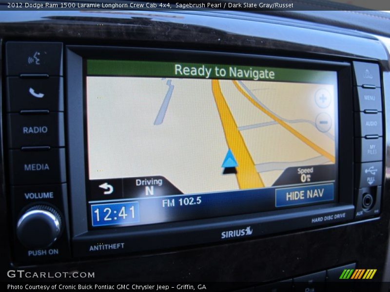 Sagebrush Pearl / Dark Slate Gray/Russet 2012 Dodge Ram 1500 Laramie Longhorn Crew Cab 4x4