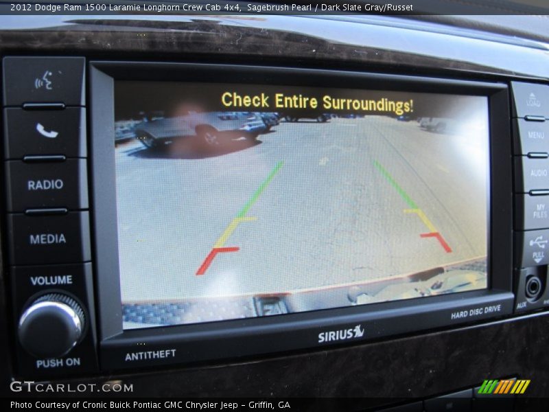 Sagebrush Pearl / Dark Slate Gray/Russet 2012 Dodge Ram 1500 Laramie Longhorn Crew Cab 4x4