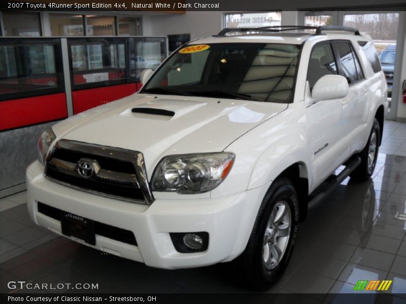 Natural White / Dark Charcoal 2007 Toyota 4Runner Sport Edition 4x4