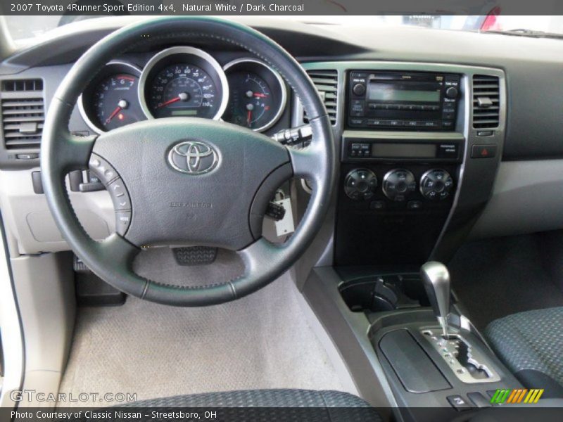Natural White / Dark Charcoal 2007 Toyota 4Runner Sport Edition 4x4