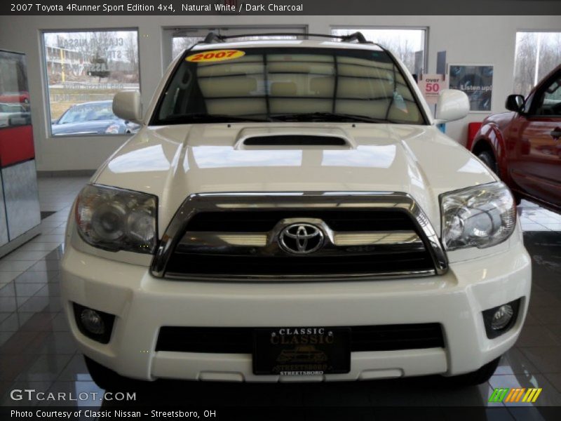Natural White / Dark Charcoal 2007 Toyota 4Runner Sport Edition 4x4