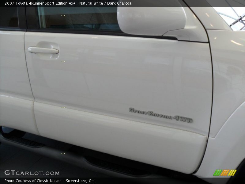 Natural White / Dark Charcoal 2007 Toyota 4Runner Sport Edition 4x4