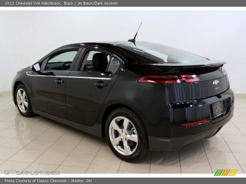 Black / Jet Black/Dark Accents 2012 Chevrolet Volt Hatchback