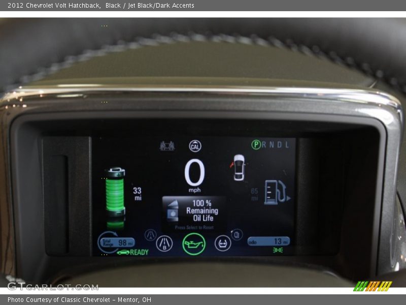  2012 Volt Hatchback Hatchback Gauges