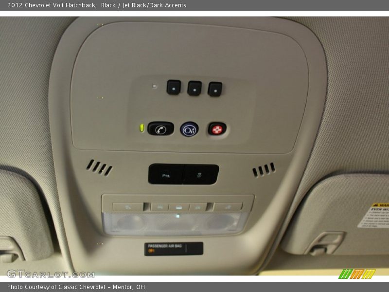 Black / Jet Black/Dark Accents 2012 Chevrolet Volt Hatchback