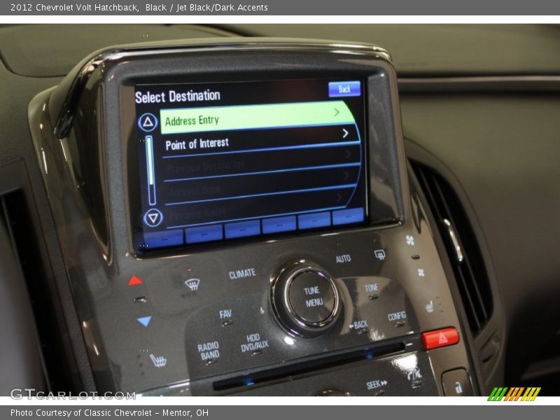 Black / Jet Black/Dark Accents 2012 Chevrolet Volt Hatchback