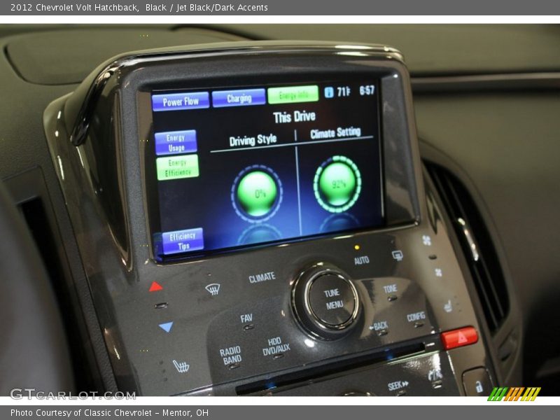 Black / Jet Black/Dark Accents 2012 Chevrolet Volt Hatchback