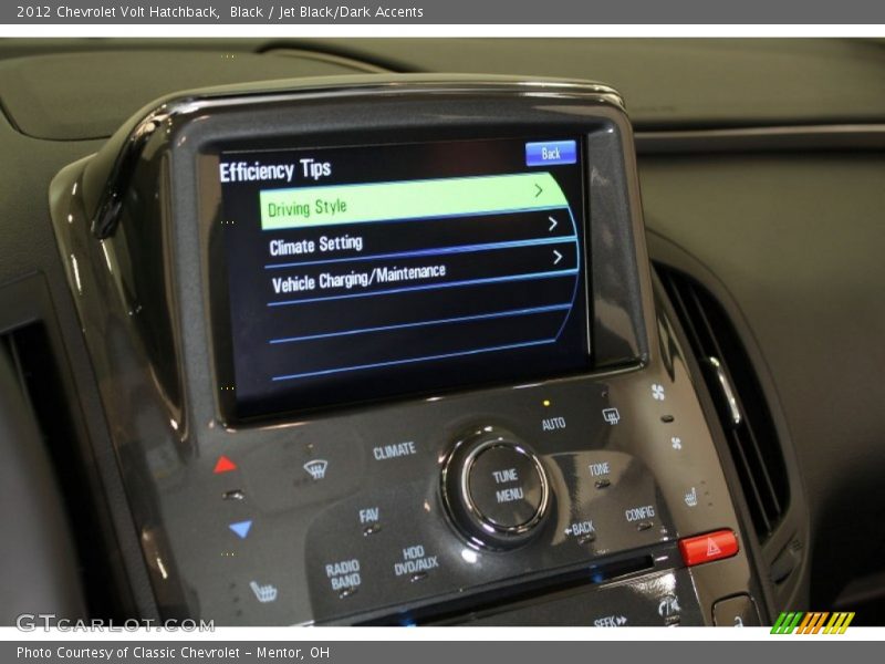 Black / Jet Black/Dark Accents 2012 Chevrolet Volt Hatchback