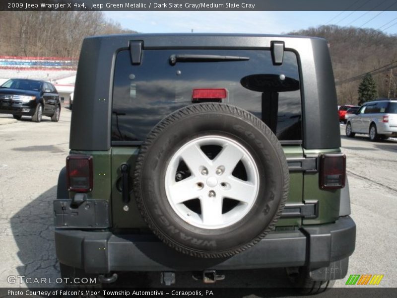 Jeep Green Metallic / Dark Slate Gray/Medium Slate Gray 2009 Jeep Wrangler X 4x4