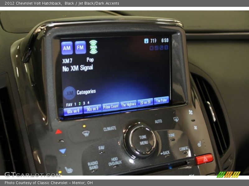 Black / Jet Black/Dark Accents 2012 Chevrolet Volt Hatchback